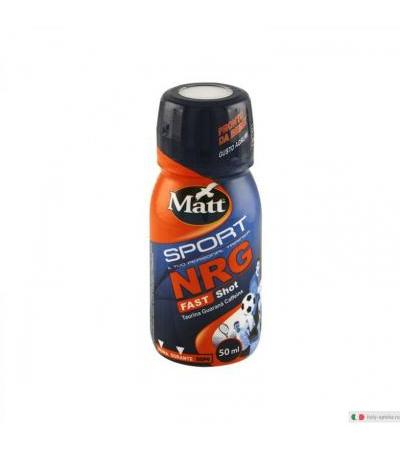 Matt Sport NRG Fast integratore alimentare utile per gli sportivi 50ml