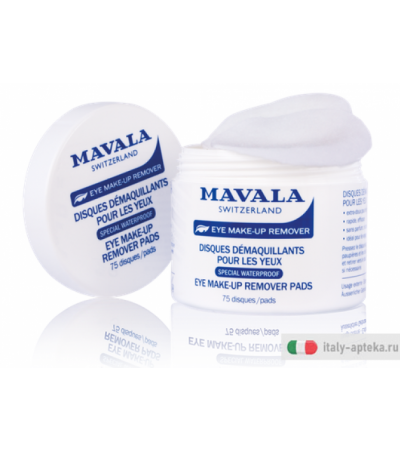 Mavala Dischetti Struccanti per occhi 75 pezzi