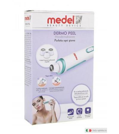 Medel Dermo Peel Microdermoabrasioni con 3 accessori e 20 filtri