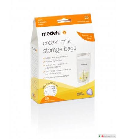 Medela Storage Bags Sacche per la conservazione del Latte Materno 25 pezzi