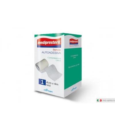 MediPresteril 1 Benda autoadesiva 4 cm x 4 m tesi