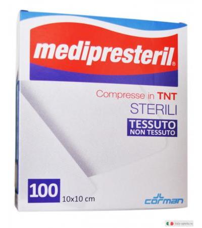 MediPresteril compresse sterili in TNT 100 pezzi 10x10cm