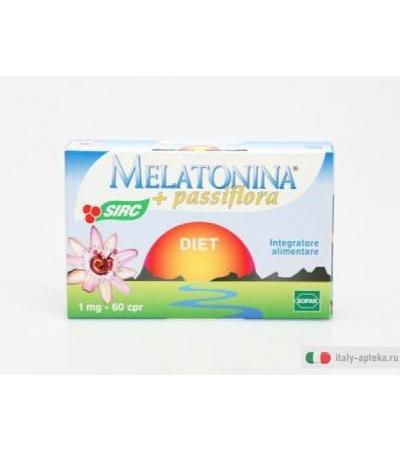 Melatonina + Passiflora SIRC Diet 60 compresse