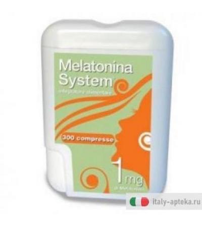 Melatonina System Utile Per Combattere Stree e Insonnia 300 Compresse