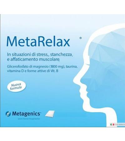 Metarelax Integratore Magnesio, Vitamine e Taurina 40 bustine