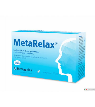 Metarelax Integratore Magnesio, Vitamine e Taurina 90 compresse