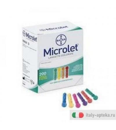 Microlet glicemia 200 lancette
