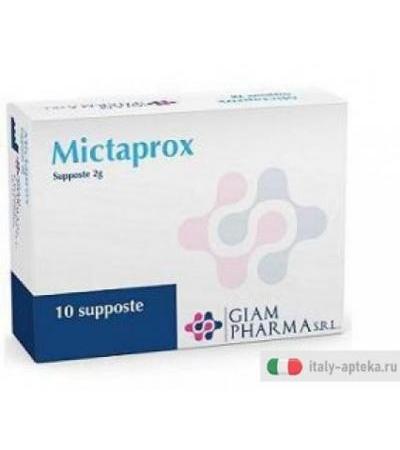 Mictaprox utile in casi di stipsi acuta o trattamenti antinfiammatori 10 supposte