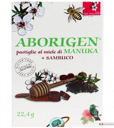 Miele Aborigen Pastiglie al miele di Manuka e sambuco 8 caramelle