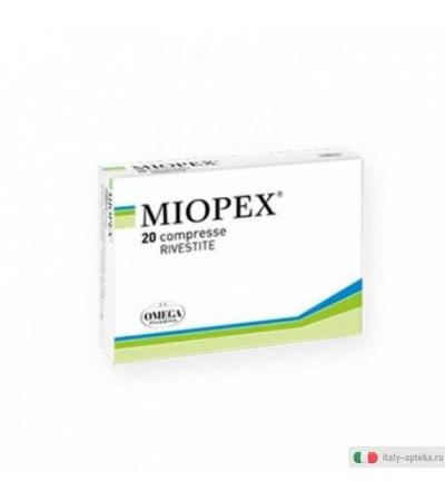 Miopex integratore alimentare per le funzioni fisiologiche dell'occhio 20 compresse