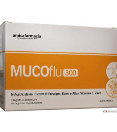 MUCOflu 300 integratore per la fluidità dell'apparato respiratorio 12 bustine