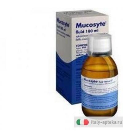 Mucosyte fluido soluzione concentrata 180 ml