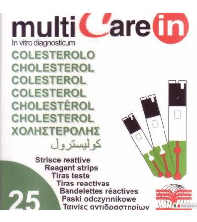 MultiCare IN Colesterolo 25 strisce reattive