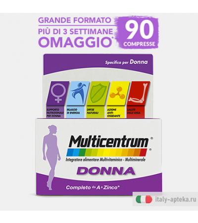 Multicentrum Donna multivitaminico-multiminerale 90 compresse
