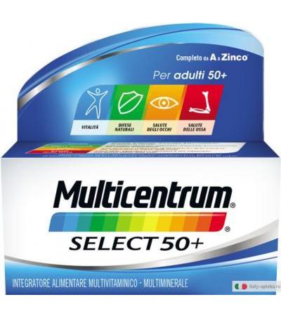 Multicentrum Select 50+ vitamine e minerali completo 30 compresse deglutibili