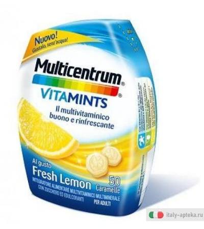 Multicentrum Vitamints 50 caramelle gusto fresh lemon