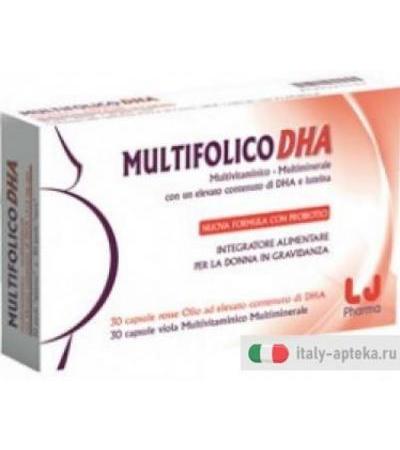 Multifolico DHA integratore per la donna in gravidanza 30 + 30 capsule