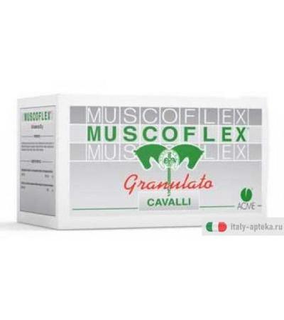 Muscoflex Granulato utile in caso di stanchezza muscolare dei cavalli 40 bustine