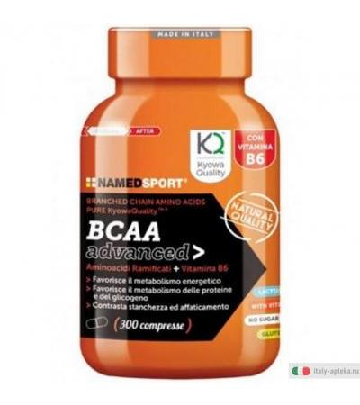 Named Sport BCAA Advanced aminoacidi e vitamina 300 compresse