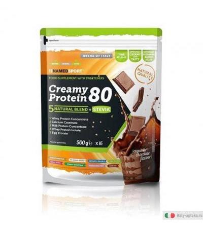 Named Sport Creamy Protein 80 gusto cioccolato 500g