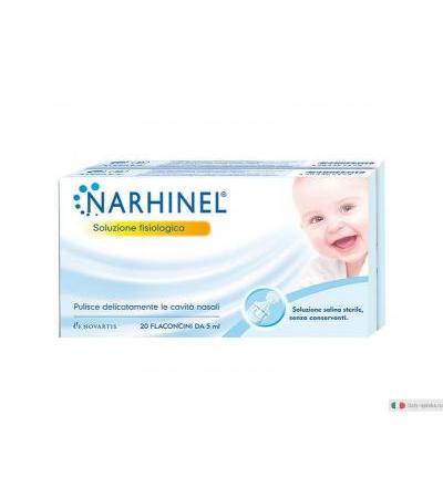 Narhinel soluzione fisiologica DOPPIO PACCO 20+20 flaconcini monodose da 5ml