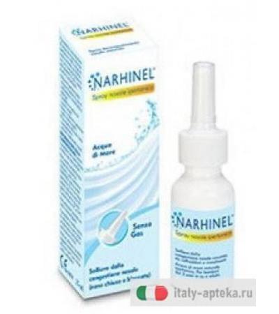 Narhinel spray nasale ipertonico 100% acqua di mare 20ml