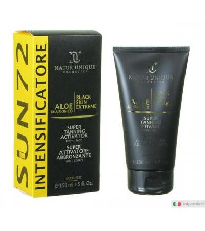 Natur Unique SUN 72 Black Skin Extreme Intensificatore di abbronzatura 150 ml
