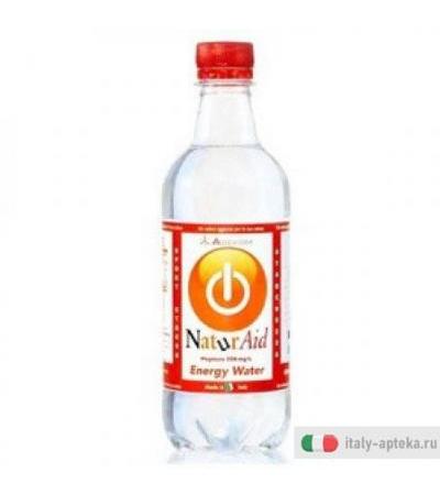 Naturaid energy water magnesio e bicarbonato 500ml