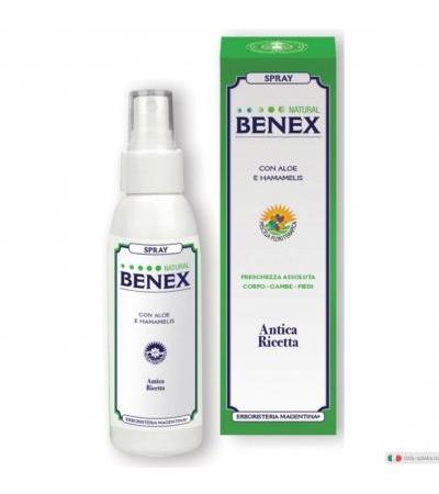Natural Benex Spray corpo gambe e piedi freschezza assoluta 100ml