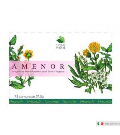 Natural Farm Amenor Integratore Alimentare 75 Compresse