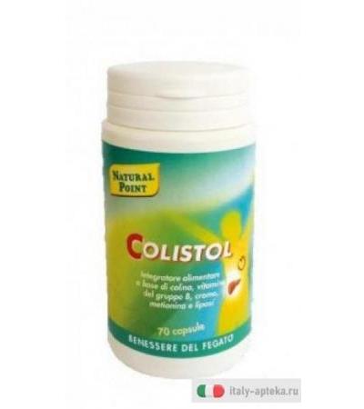 Natural Point Colistol Integratore alimentare Fegato 70 Capsule