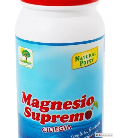 Natural Point Magnesio Supremo stanchezza e stress 150g gusto ciliegia