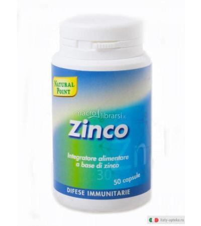 Natural Point Zinco integratore Difese Immunitarie 50 capsule