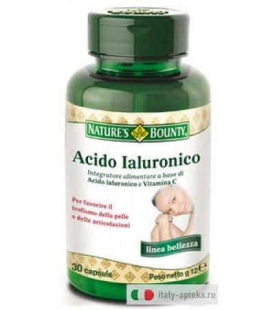 Nature's Bounty Acido Ialuronico 30 capsule