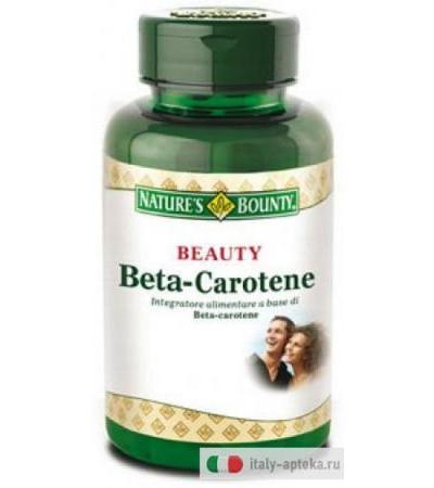 Nature's Bounty Beauty Beta-Carotene 100 perle