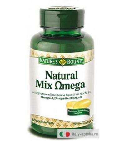 Nature's Bounty Natural Mix Omega 60 perle