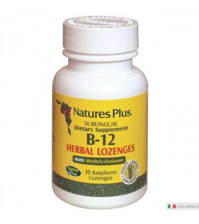 Natures Plus Vitamina B12 subliguale 1000 MCG 30 losanghe