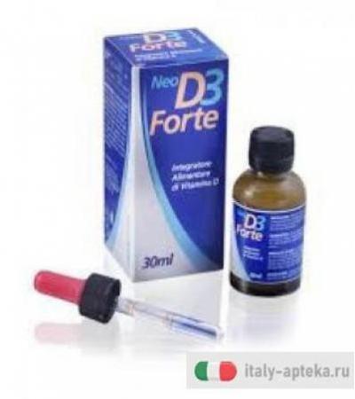 Neo D3 Forte Vitamina D utile per il calcio e il fosforo 30ml