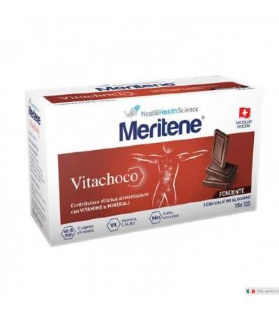 Nestlé Meritene Vitachoco cioccolatini al cioccolato fondente con vitamine e minerali 15 pezzi