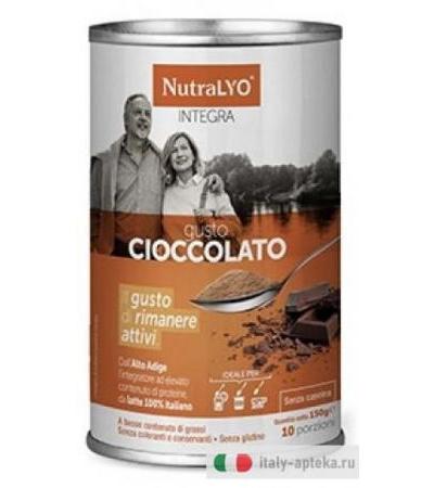 NutraLYO Integra Proteine in polvere al gusto di cioccolato 150g