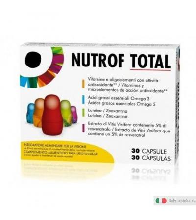 Nutrof Total 30 capsule - effetti benefici sull’occhio