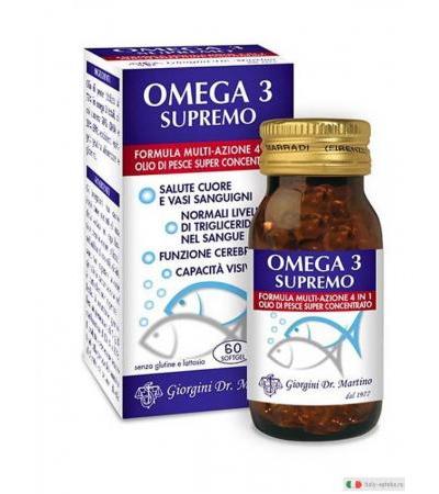 Omega 3 Supremo 4 In 1 Olio Di Pesce Super Concentrato 60 Dosi