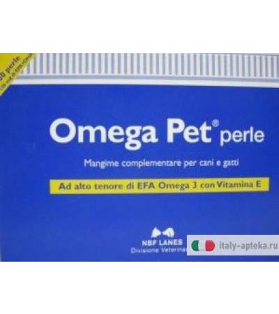 Omega Pet perle Mangime complementare per cani e gatti 60 perle