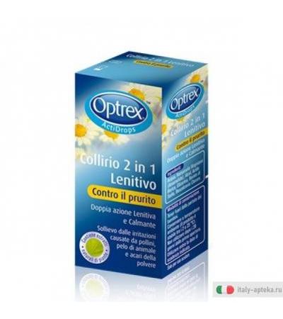 Optrex ActiDrops Collirio 2in1 Lenitivo contro il prurito 10ml