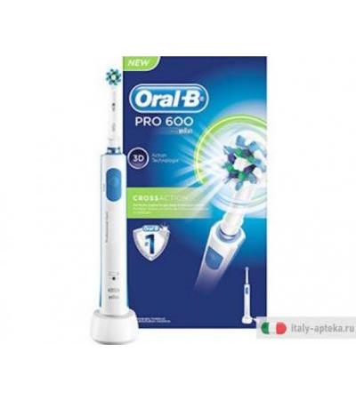 Oral-B CrossAction PRO 600 con tecnologia di pulizia 3D