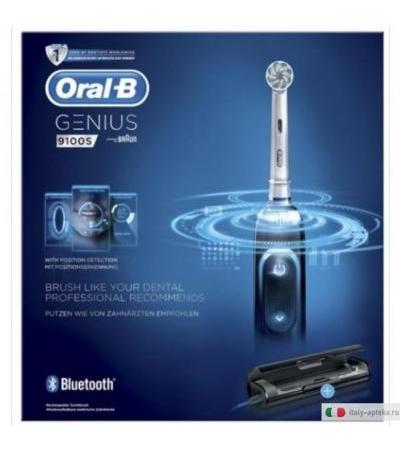 Oral-B Genius 9100S Ultrathin spazzolino elettrico ricaricabile nero
