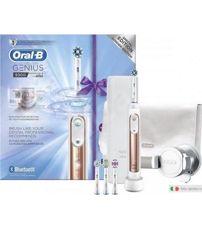 Oral-B Genius 9300 Rosegold Spazzolino Elettrico Ricaricabile Edizione Speciale con Bluetooth