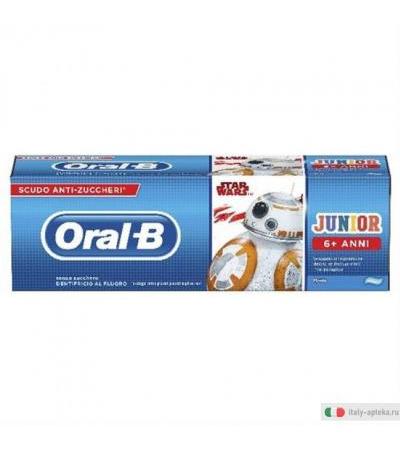 Oral-B Junior Dentifricio Star Wars per bambini +6 anni 75ml gusto menta
