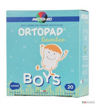 Ortopad Boys Bamboo Junior 20 pezzi dim. 67x50mm