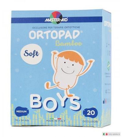 Ortopad Boys Bamboo Medium 20 pezzi dim. 76x54mm